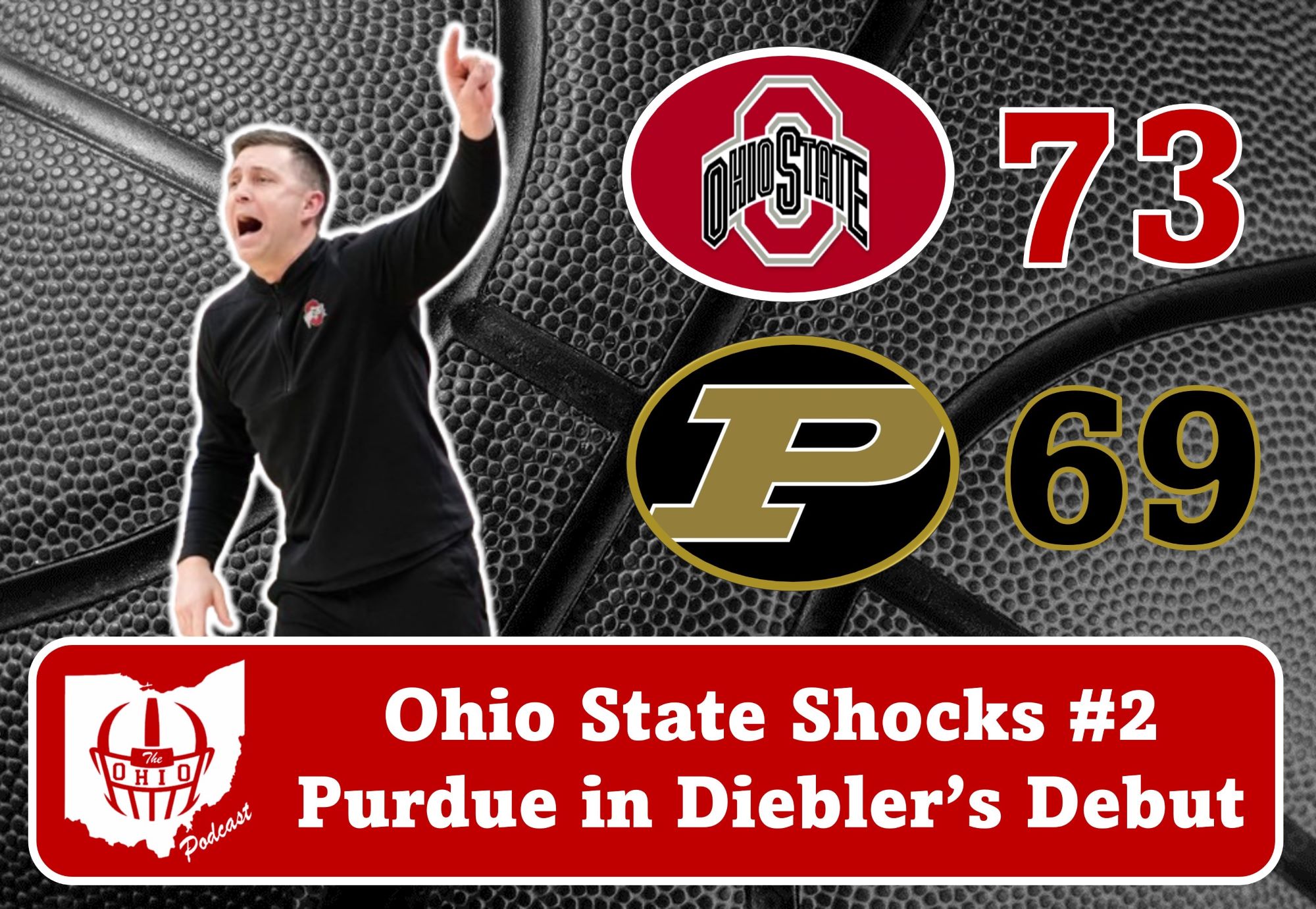 Ohio State Upsets #2 Ranked Purdue in Interim Coach Jake Diebler’s Debut