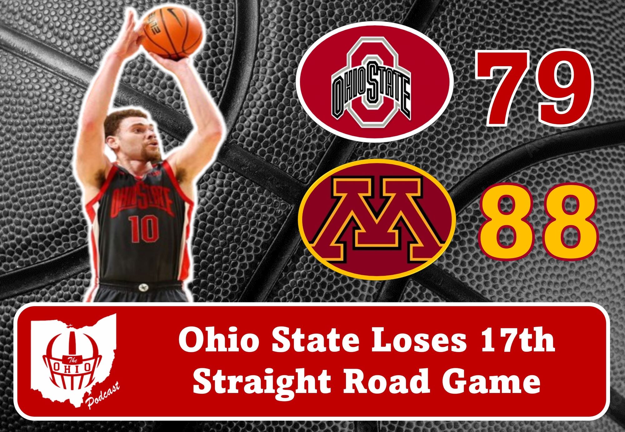 Despite Jake Diebler being at the helm, Ohio State loses a record 17th consecutive road game