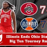 Illinois Ends Ohio States Big Ten Tourney Run