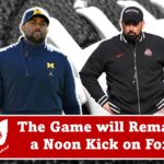 The Game will Remain a Noon Kick on Fox