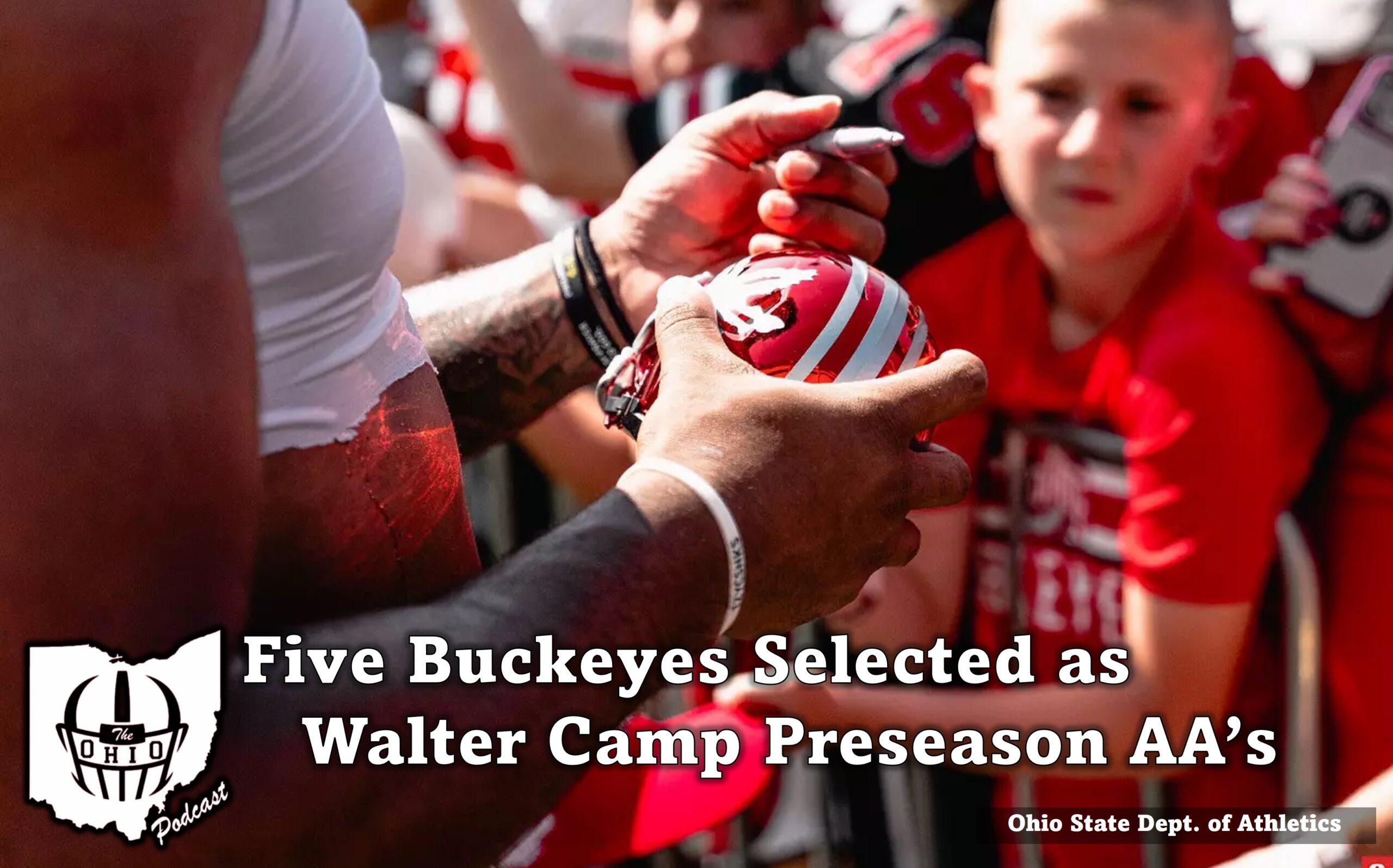 Five Buckeyes Selected as Walter Camp Preseason All Americans