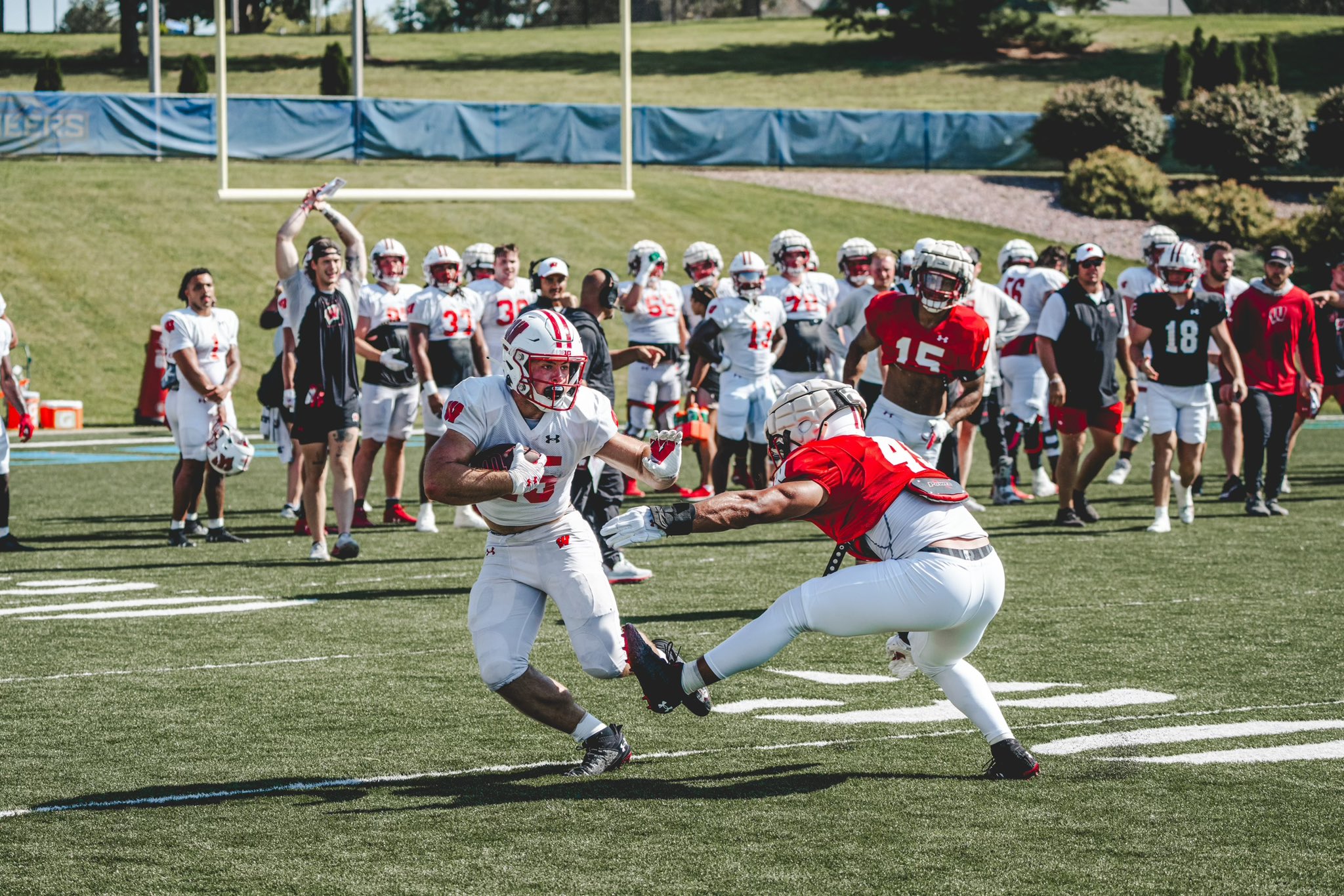 Wisconsin Badgers fall camp