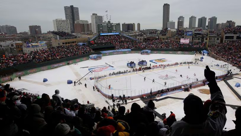 Ice Hockey at Wrigley Field