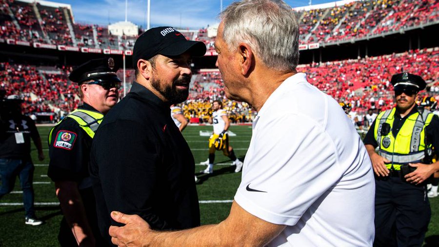 Ohio State vs. Iowa Set for 3:30 PM Kickoff on CBS