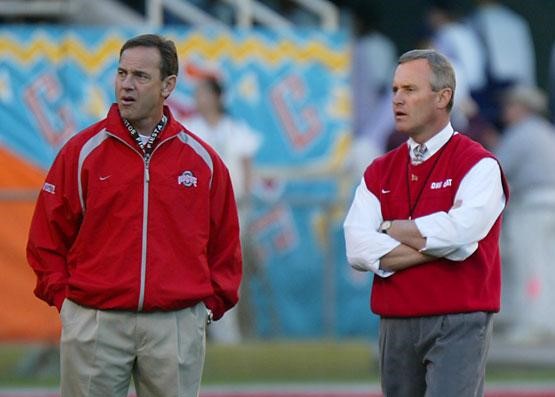 Mark Dantonio and Jim Tressel