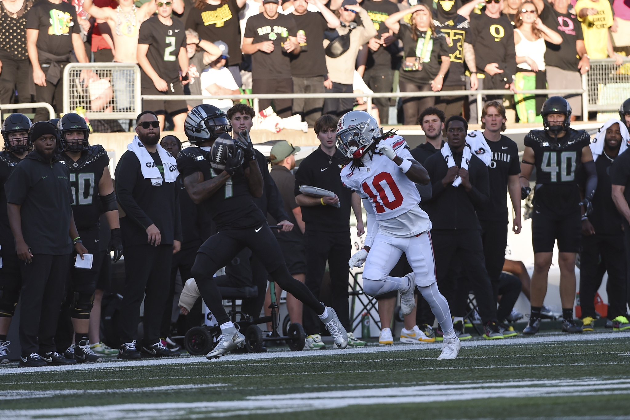 Denzel Burke against Oregon