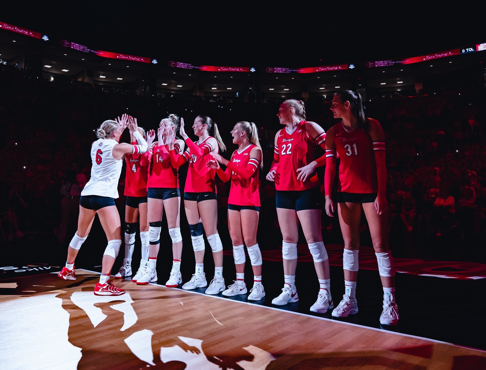 Ohio State Women’s Volleyball Falls to Michigan in Historic Schottenstein Center Match