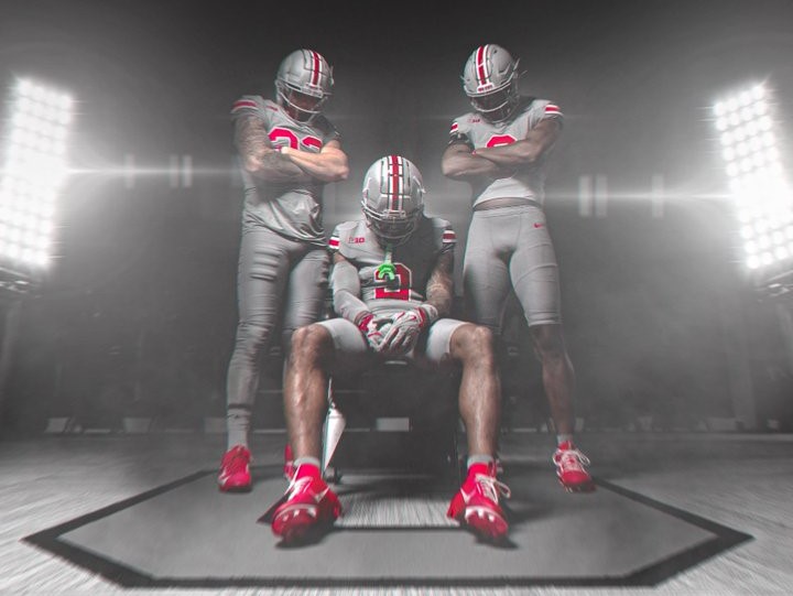 Ohio State all gray uniforms