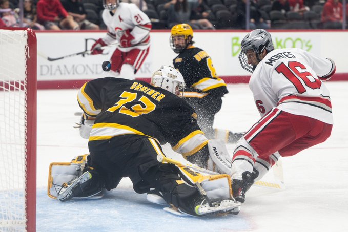 Buckeyes Open Hockey Season with Tie and Victory Against AIC