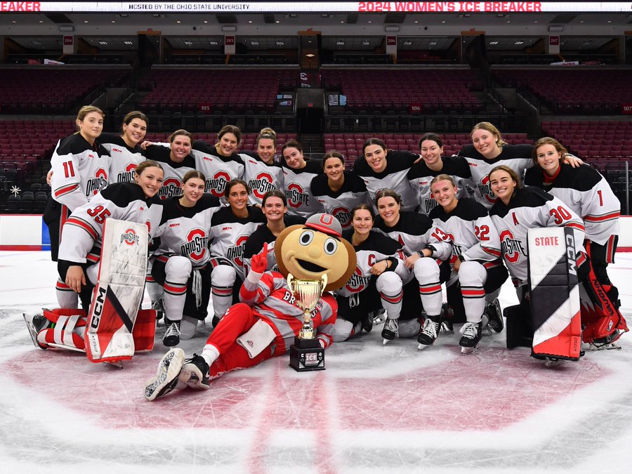 Ohio State Women’s Hockey Dominates Ice Breaker Tournament with Back-to-Back Wins