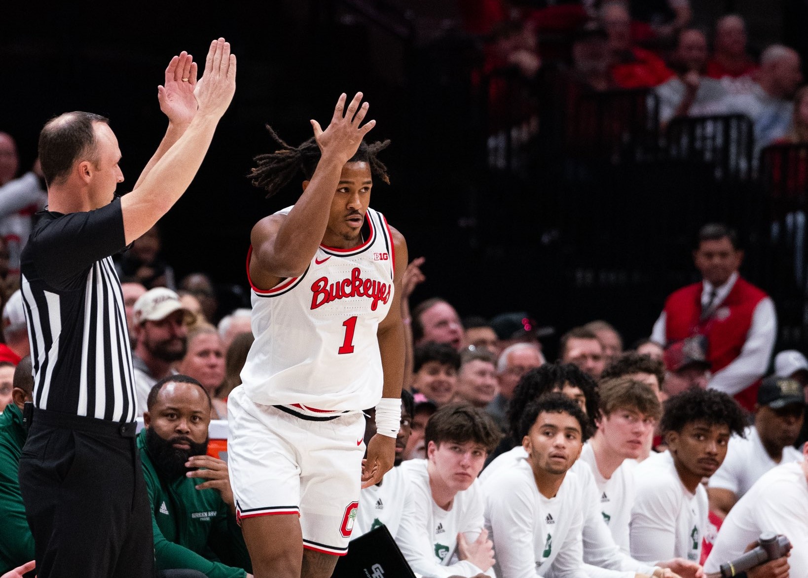 Buckeyes Soar Past Phoenix in 102-69