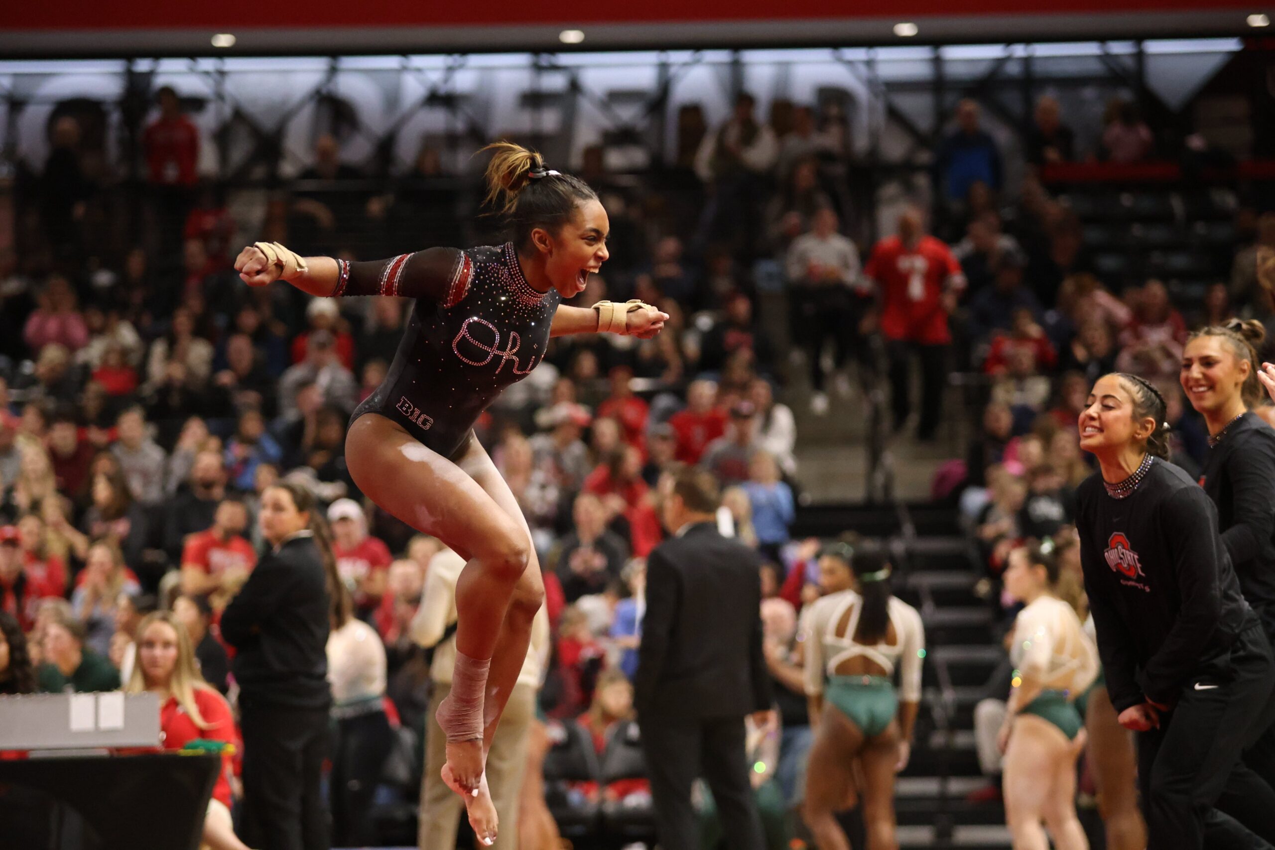 Buckeyes Split Meets Against Iowa and Michigan State