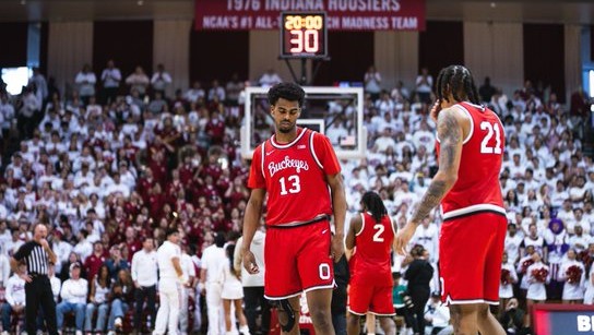 Buckeyes Stumble Late Against Indiana, Face Uphill Battle in Big Ten Tournament