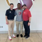 Bralan Womack With Matt Guerrieri And Matt Patricia