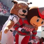 Brutus Buckeye and Rufus the Bobcat
