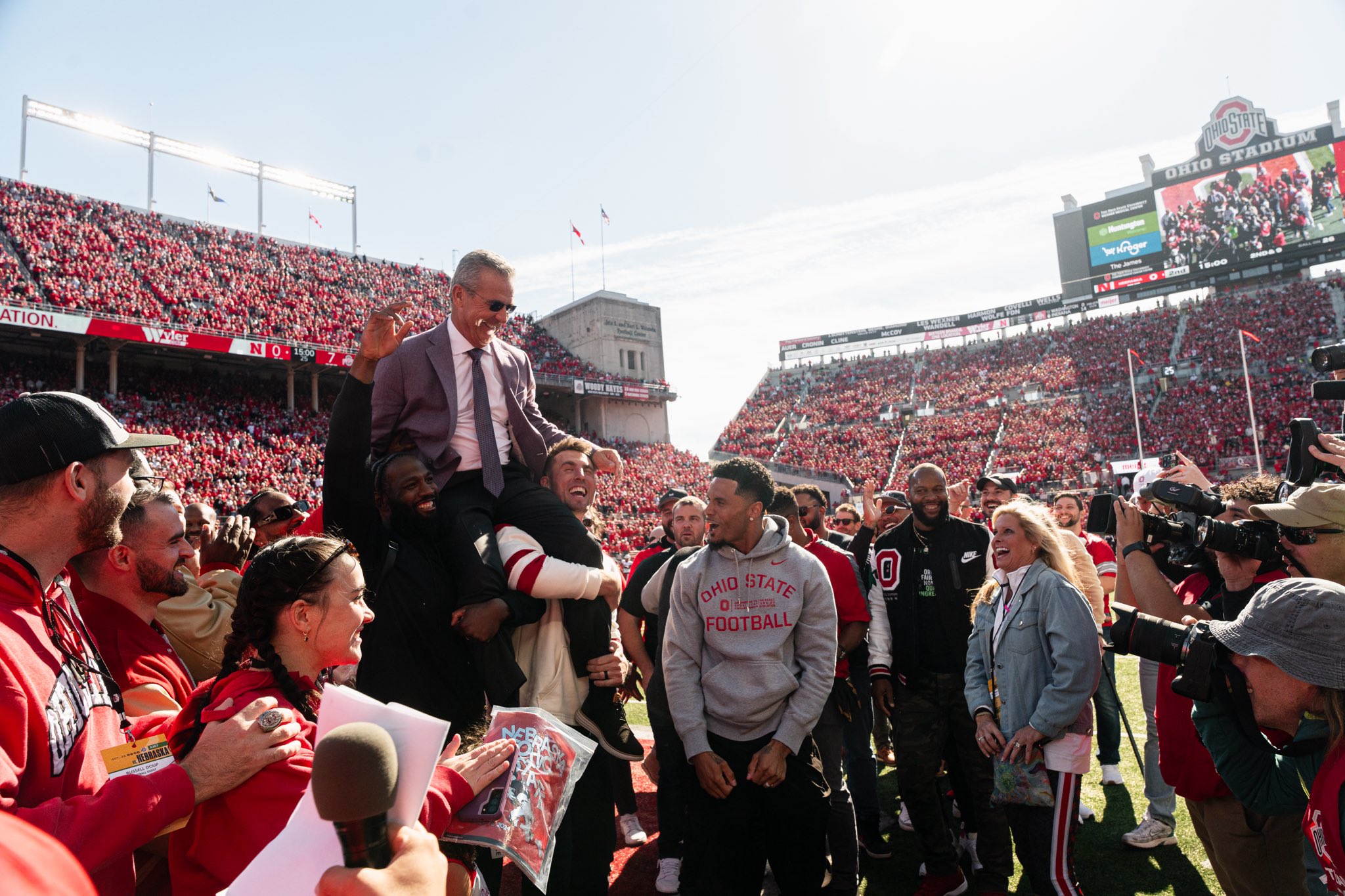 Urban Meyer Rings the Victory Bell for Ohio State, Not for Penn State