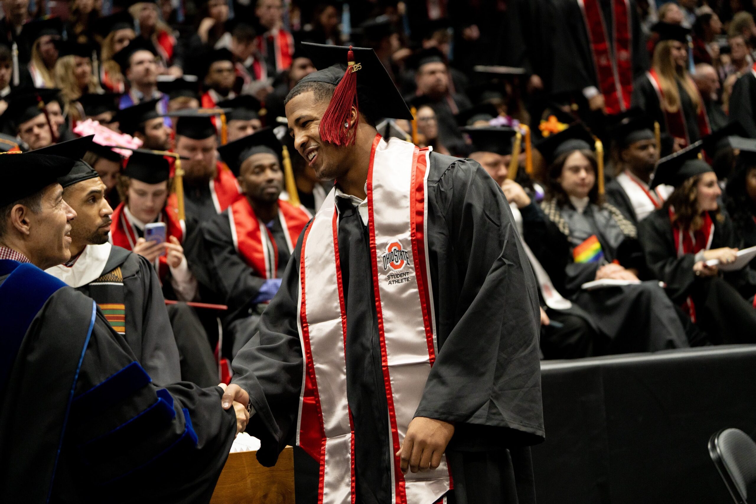 Buckeyes Shine Beyond the Field at Autumn Commencement